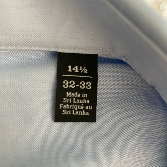 Nordstrom Tech-Smart Slim Fit Men’s Dress Shirt. Size 14 1/2 32/33 - Picture 5 of 5